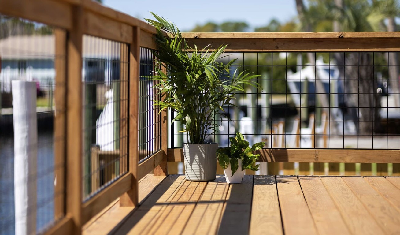 Traditional wood deck installation services